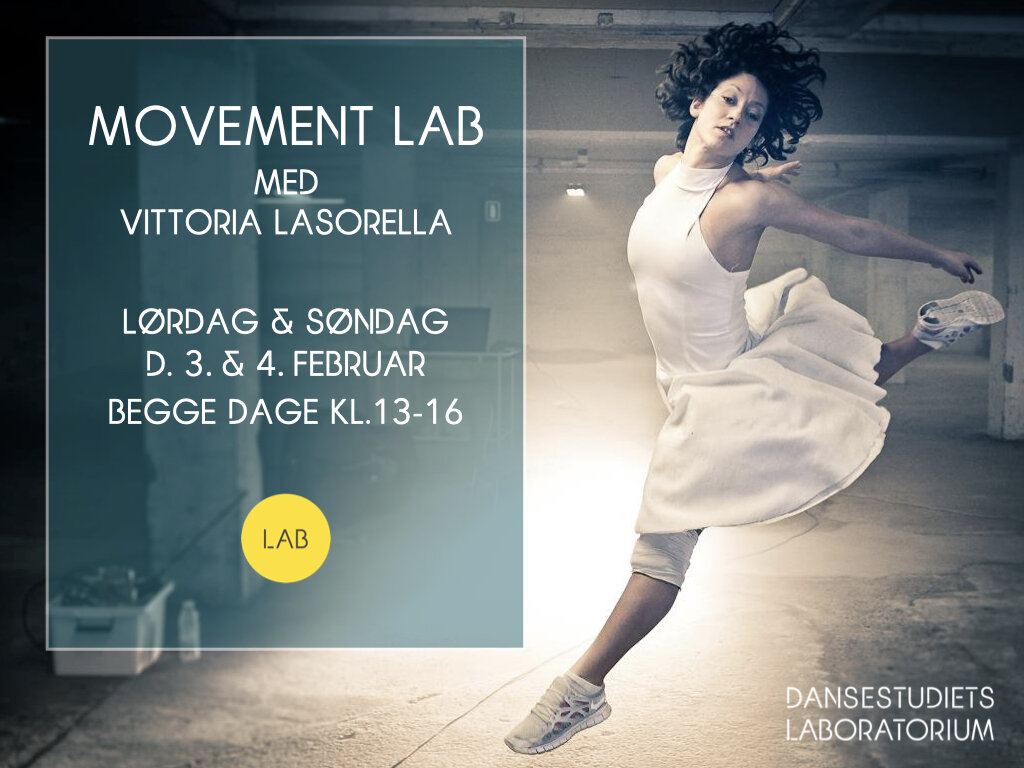 Danseworkshop Movement LAB med Vittoria Lasorella på Dansestudiet aarhus