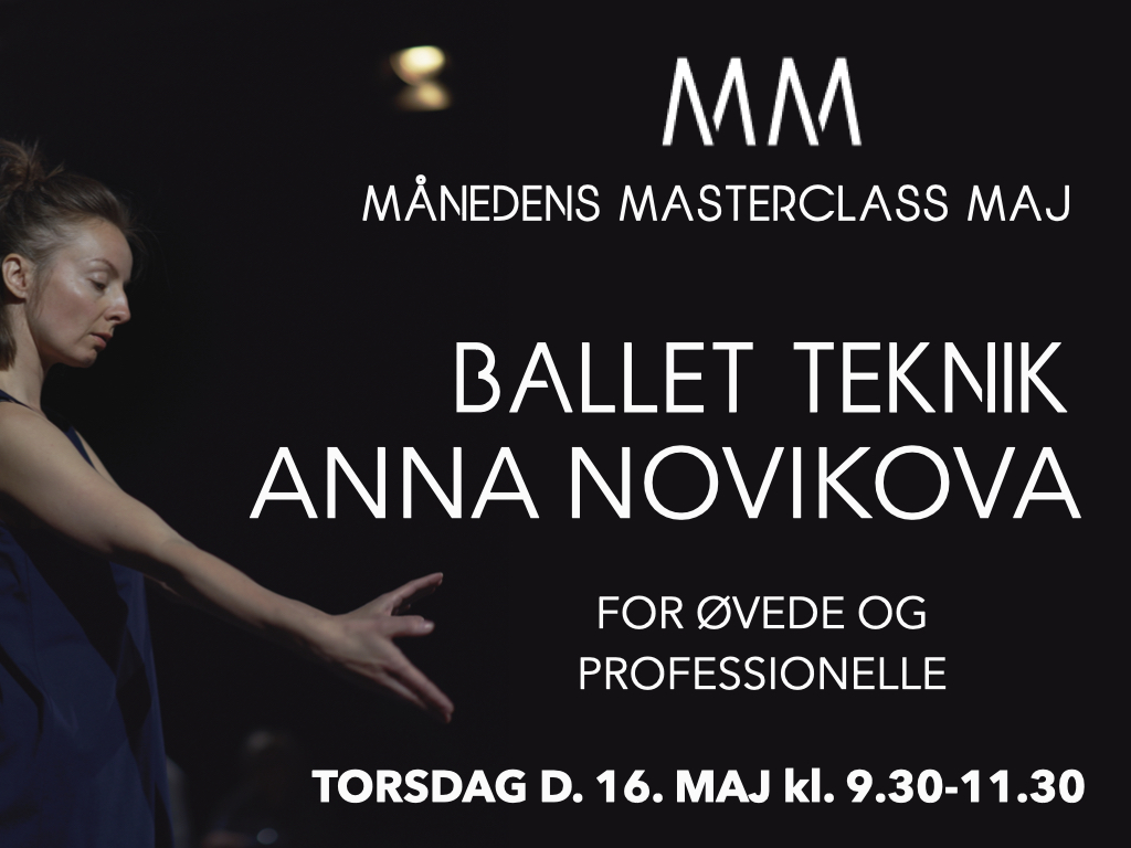 Anna Kovikova underviser i danseworkshop i ballet teknik på Dansestudiet Aarhus aarhus
